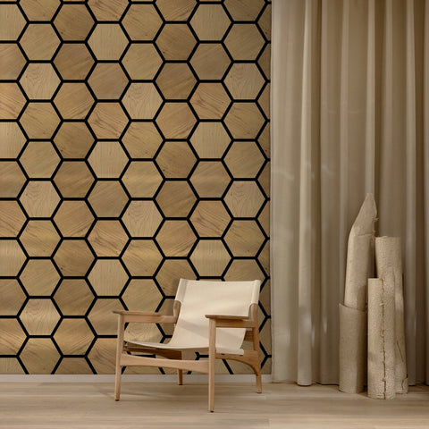 HEX - Acoustic Panelling - White Oak